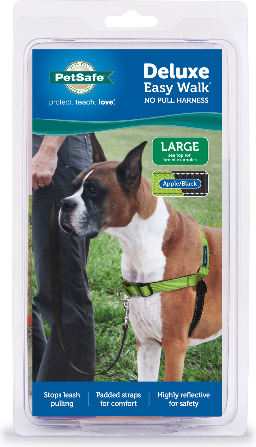 Petsafe Deluxe Easy Walk Harness, Green, LG - Harnesses