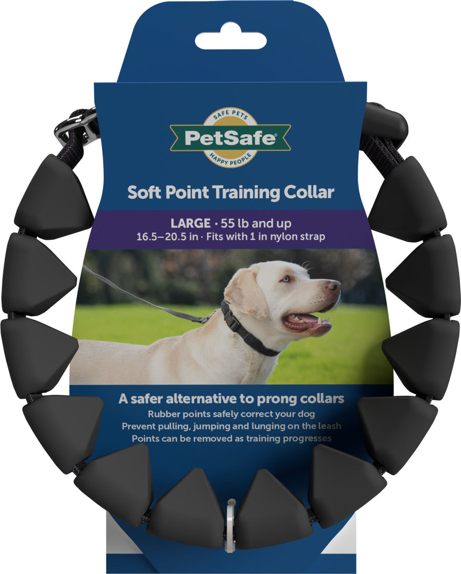 Petsafe Soft Point Training Collar W/Nylon Strap, Black, lg-16.5-20.5 in