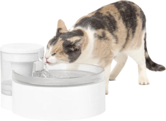 Petsafe Outlast Pumpless Pet Fountain, White, 90 oz - Fountains