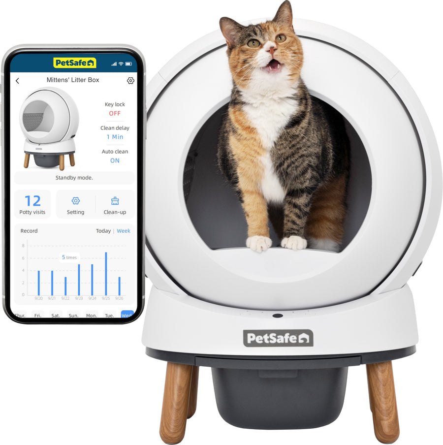 Petsafe Scoopfree Smartspin Self-Clean Litter Box, White, O/s - Pans