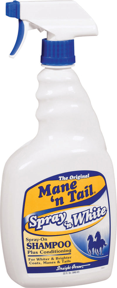 Mane 'n Tail Spray 'n White Shampoo, 1 qt - Shampoo Color