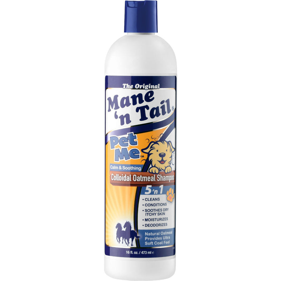 Mane 'n Tail Pet Me Colloidal Oatmeal Shampoo, Oatmeal, 16 oz - Shampoos & Wipes