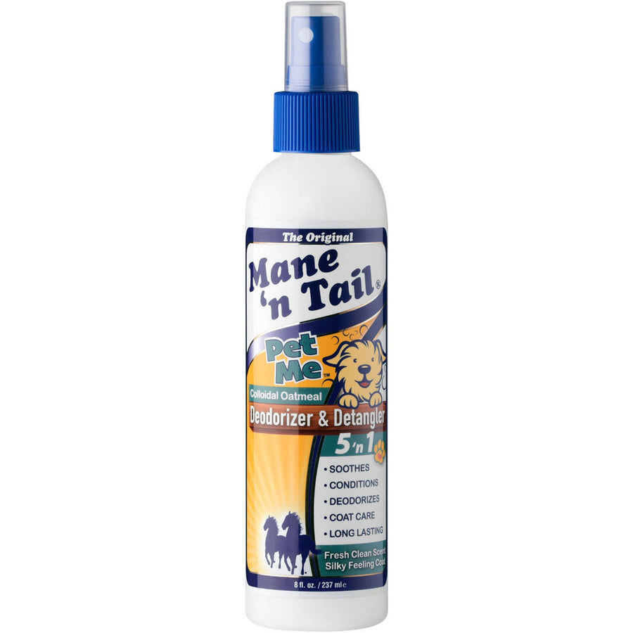 Mane 'n Tail Pet Me Deodorizer & Detangler Spray, Oatmeal, 8 oz - Shampoos & Wipes