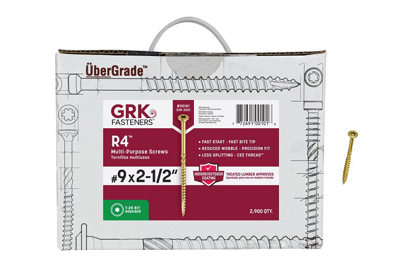 GRK Fasteners R4 00101 Framing and Decking Screw