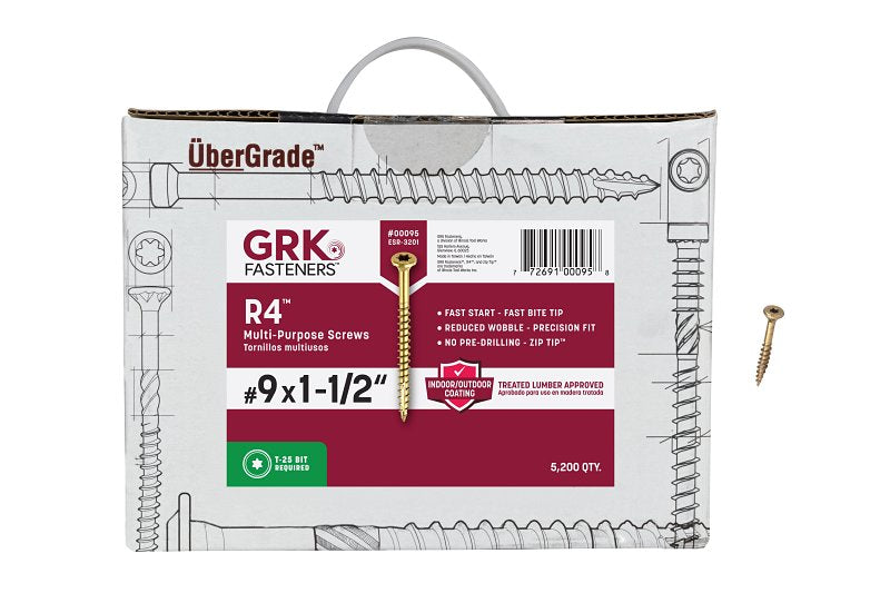 GRK Fasteners R4 00095 Framing and Decking Screw