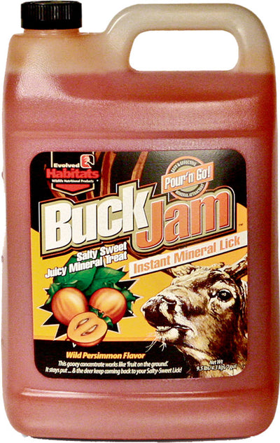 Evolved Buck Jam Instant Mineral Lick, Persimmon, 1 gal - Liquids