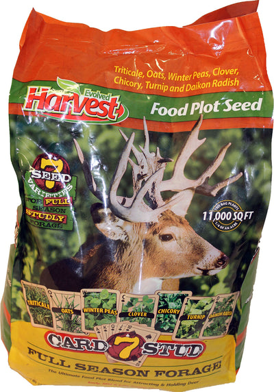 Evolved 7 Card Stud Food Plot Seed, 10 lb - Seed-Fall