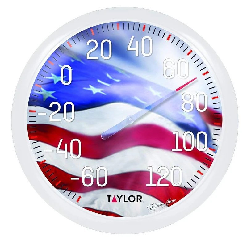 Taylor 6729 American Flag Thermometer