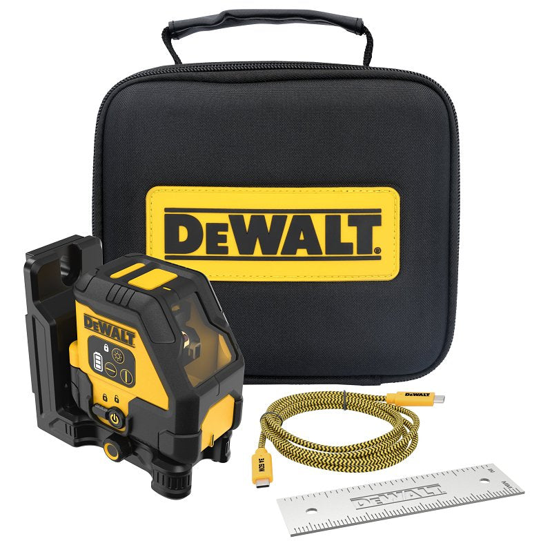 DEWALT DCLE14201RB Rechargeable Cross-Line Laser Base Kit