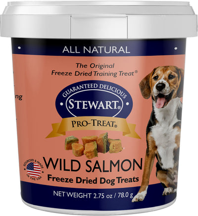 Stewart Pro-Treat Freeze Dried Dog Treats, Wild Salmon, 2.75 oz - Soft Treats