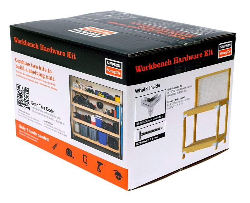 Simpson Strong-Tie WBSK Workbench and Shelving Hardware Kit