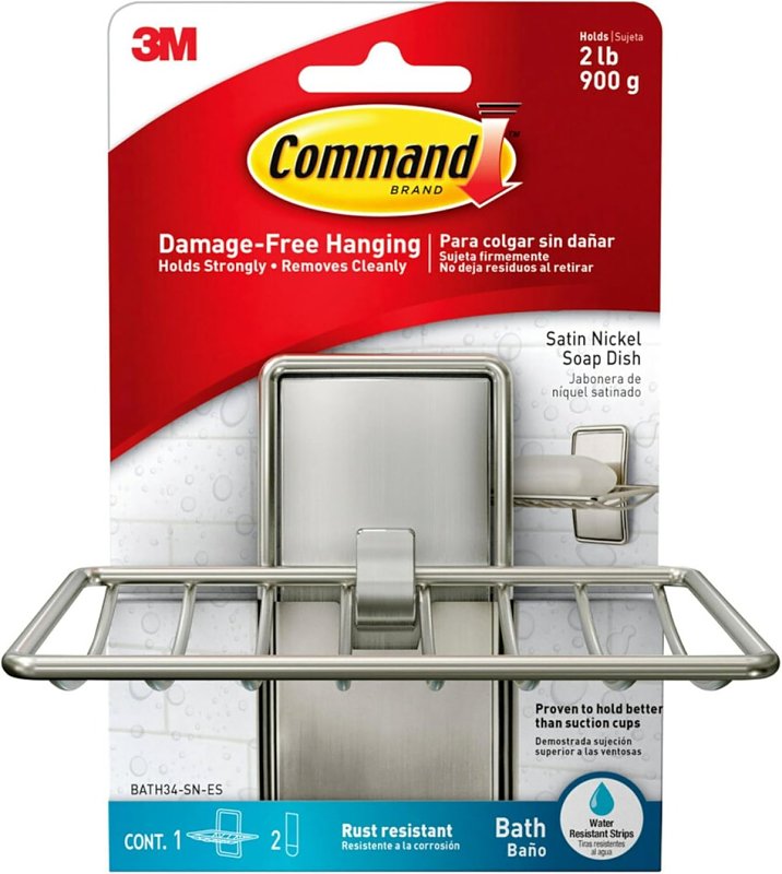 Command BATH34-SN-ES Bath Soap Dish