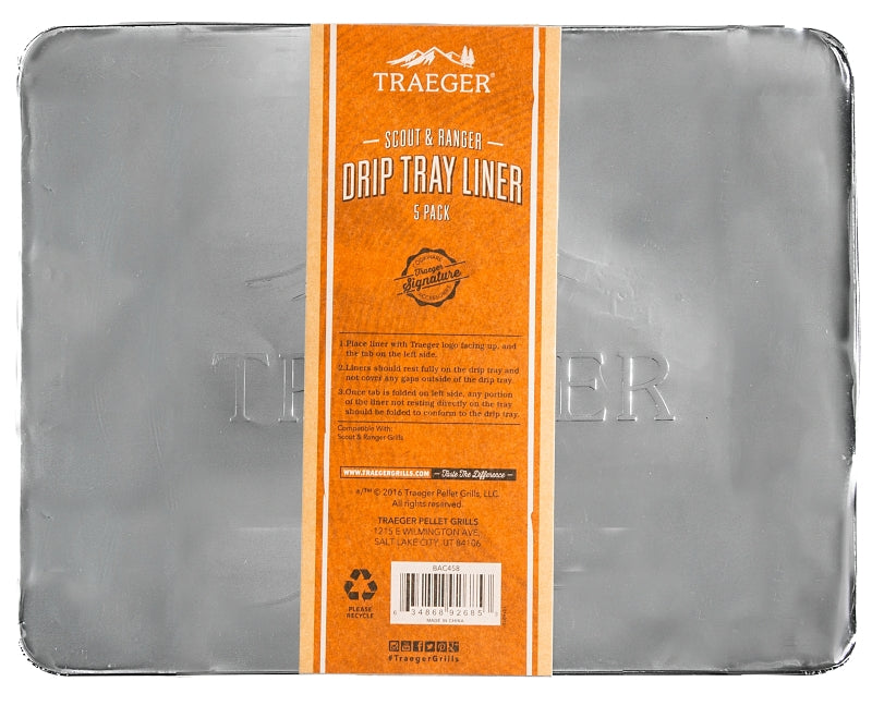 Traeger BAC458 Drip Tray Liner