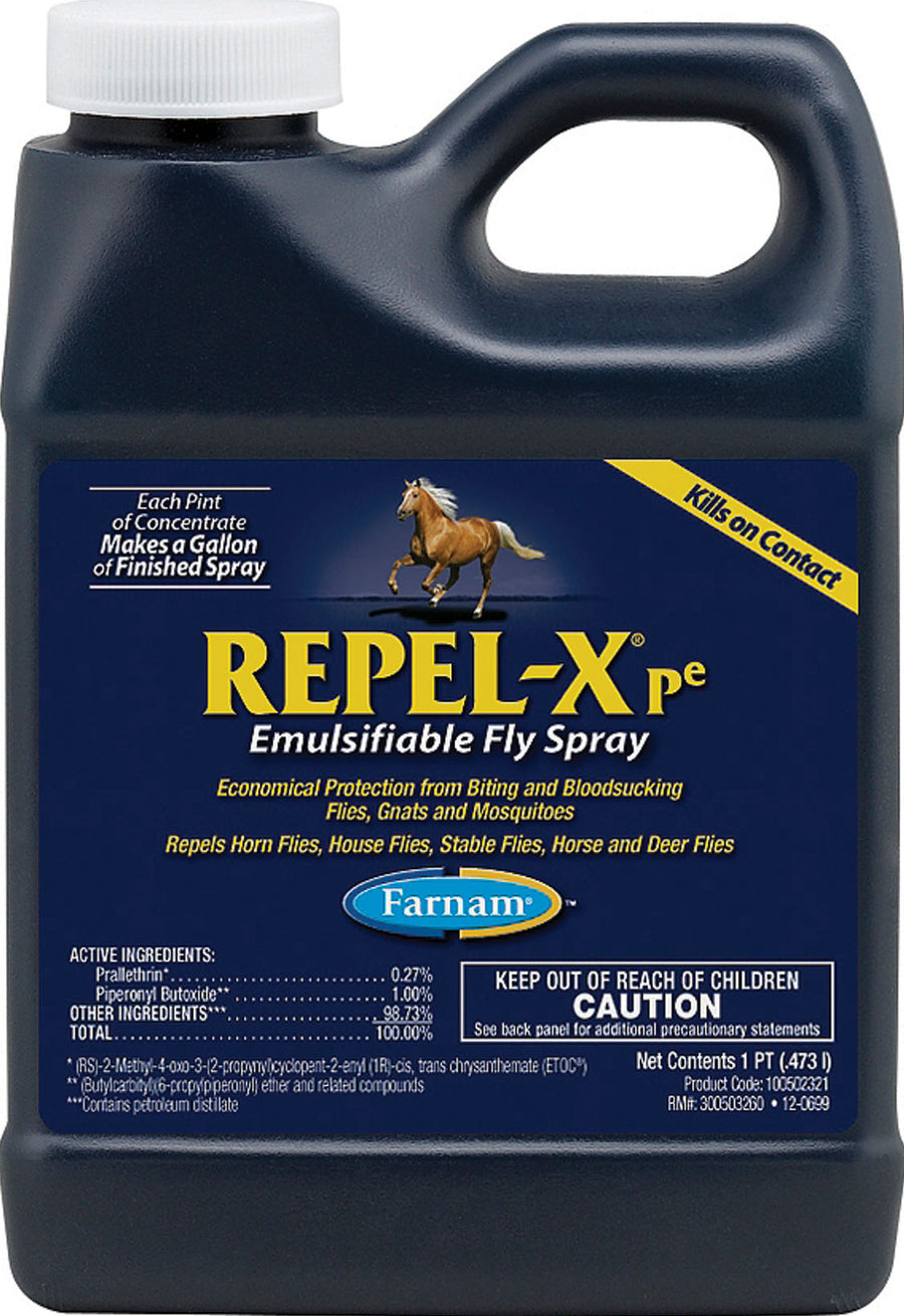 Farnam Repel-x Pe Emulsifiable Fly Spray Concentrate, 1 pt - Concentrates