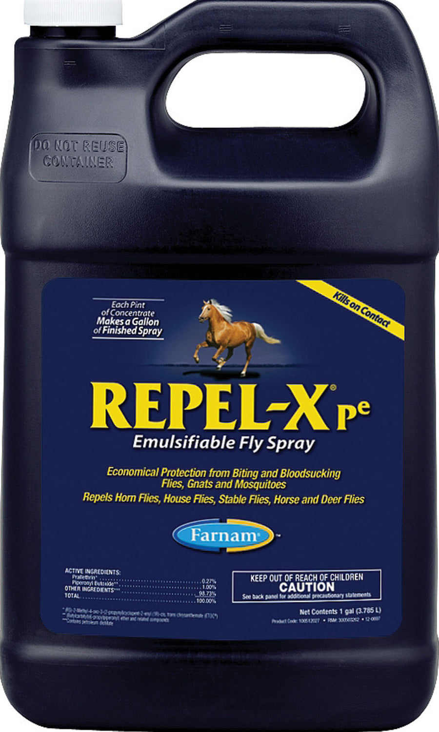Farnam Repel-x Pe Emulsifiable Fly Spray Concentrate, 1 gal - Concentrates