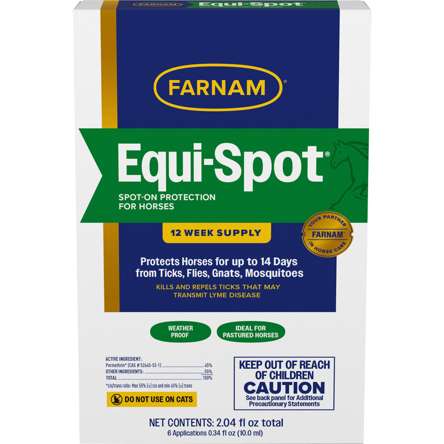 Farnam Equi Spot Spot on Fly Control, 6 App - Spot Ons