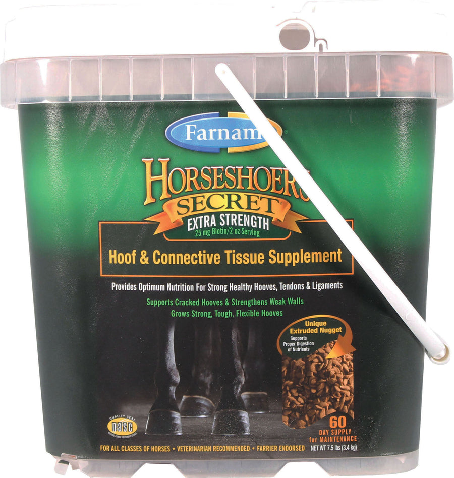 Farnam Horseshoer's Secret Extra Strength Hoof Supplement, 7.5 lb