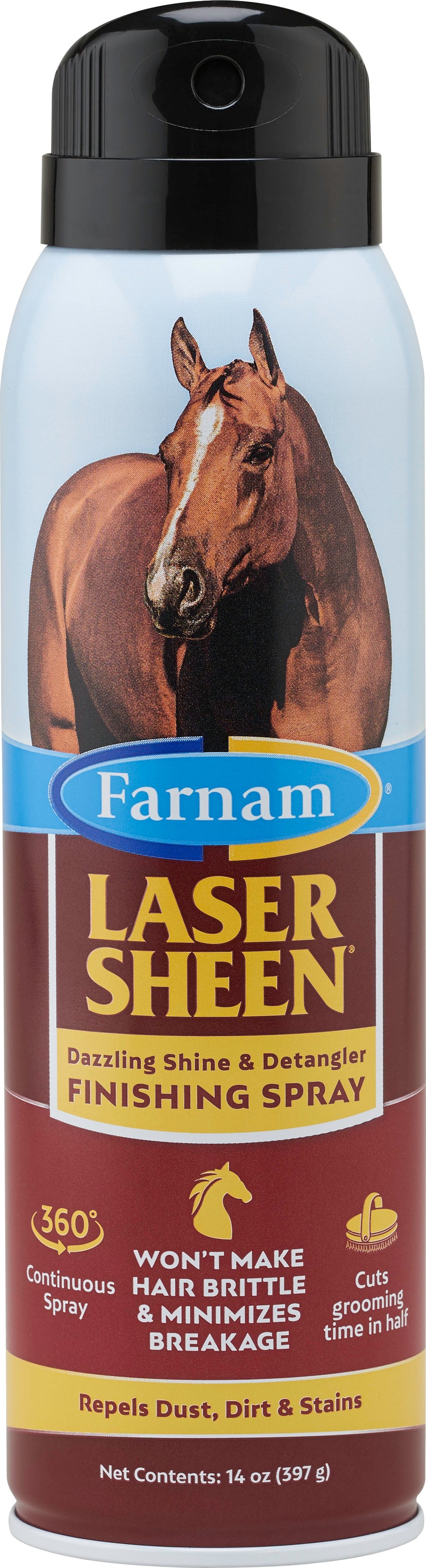 Farnam Laser Sheen Finishing Spray, 14 oz - Detanglers & Shine