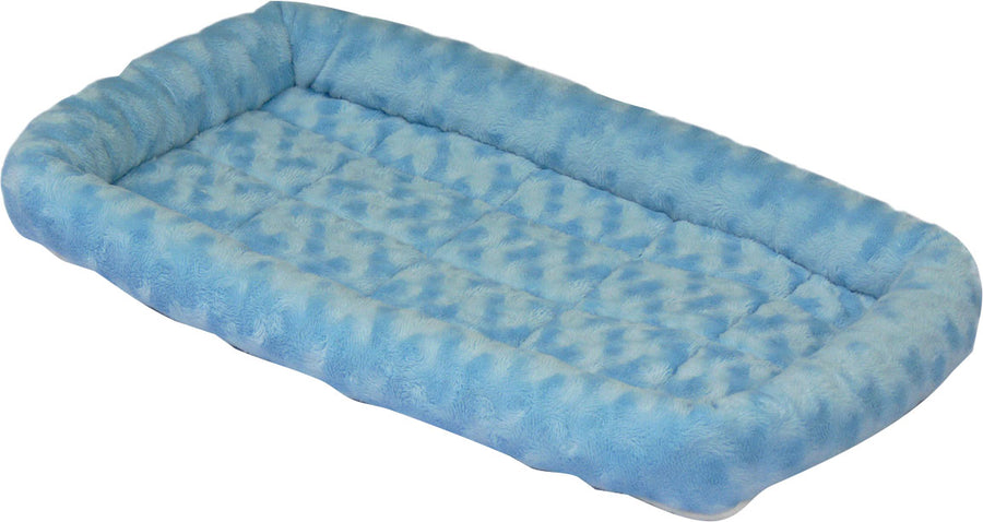 Midwest Homes Quiet Time Fashion Pet Bed, Powder Blue, 24x18 in - Beds