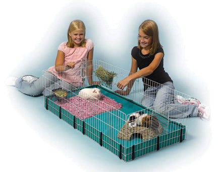 Midwest Homes Guinea Habitat, White, 47x24x14 in - General Cage