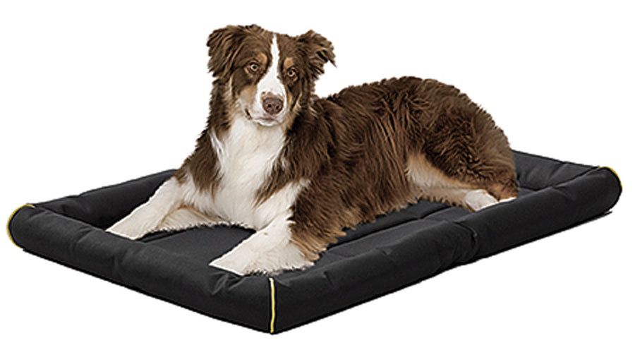 Midwest Homes Quiet Time Maxx Ultra-Rugged Pet Bed, Black, 24x18 in - Mats