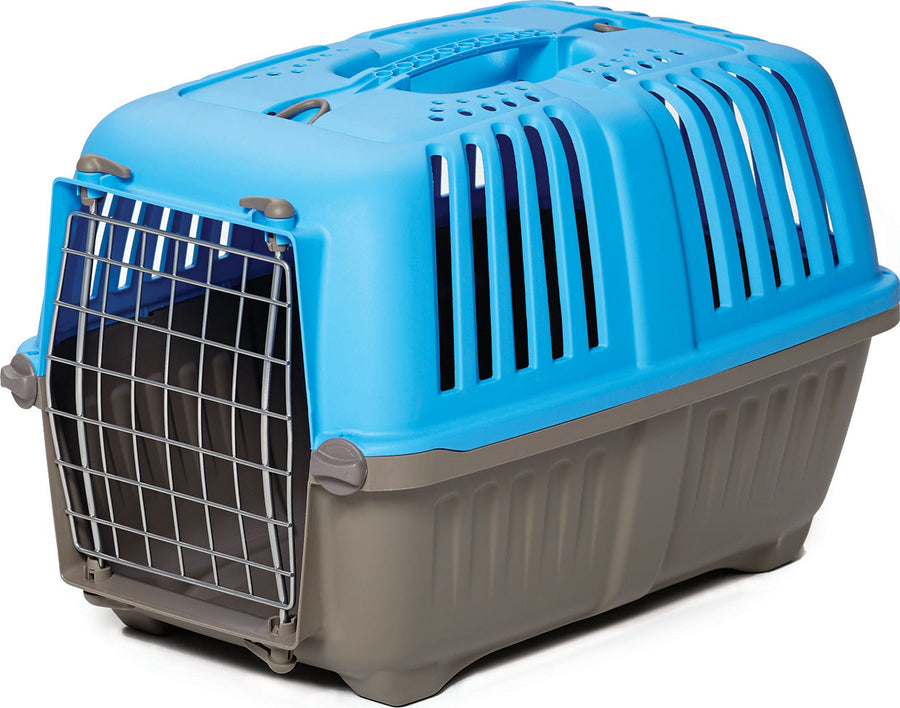 Midwest Homes Spree Travel Carrier, Blue, 19 in - Resin