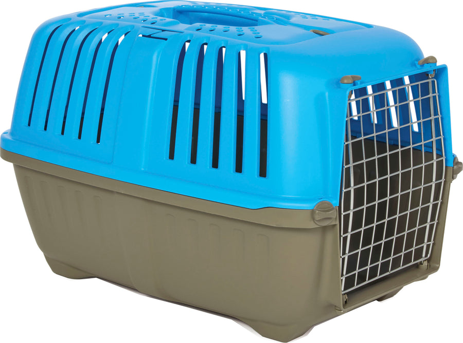 Midwest Homes Spree Travel Carrier, Blue, 24 in - Resin