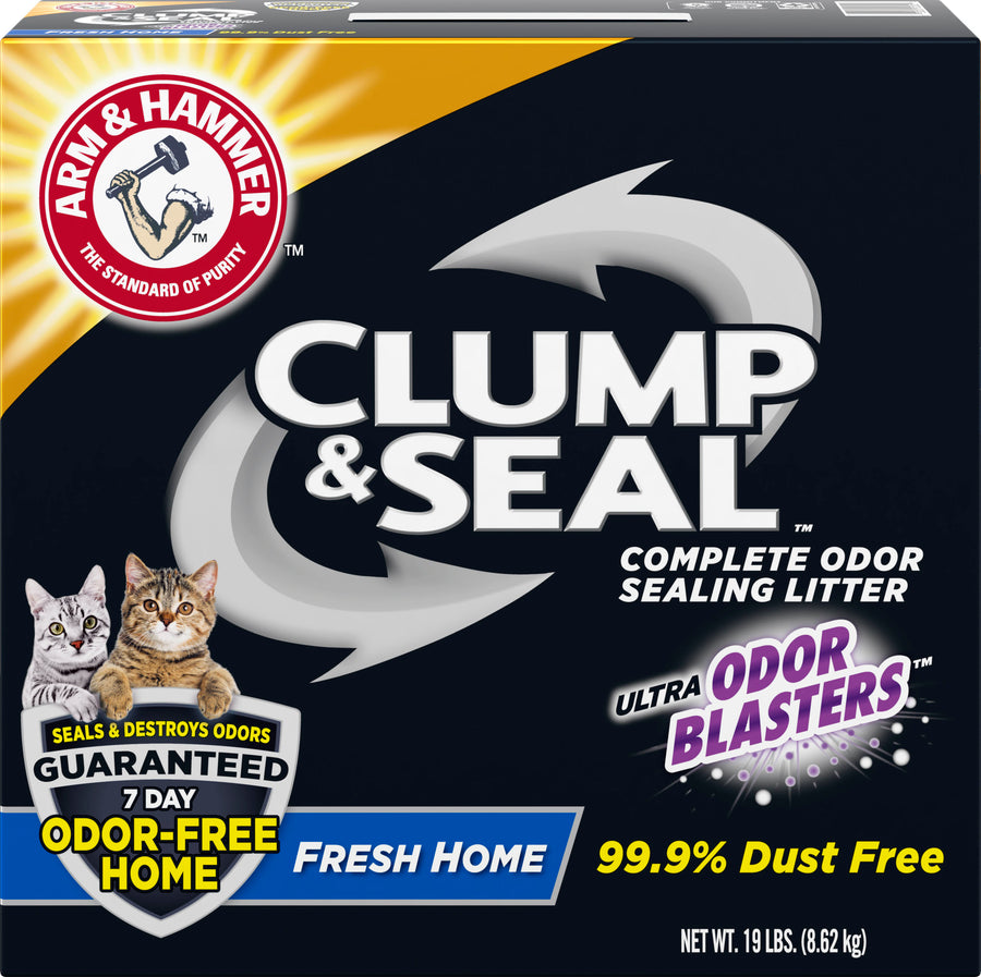 Arm & Hammer Clump & Seal Fresh Home Litter, 19 lb - Clumping
