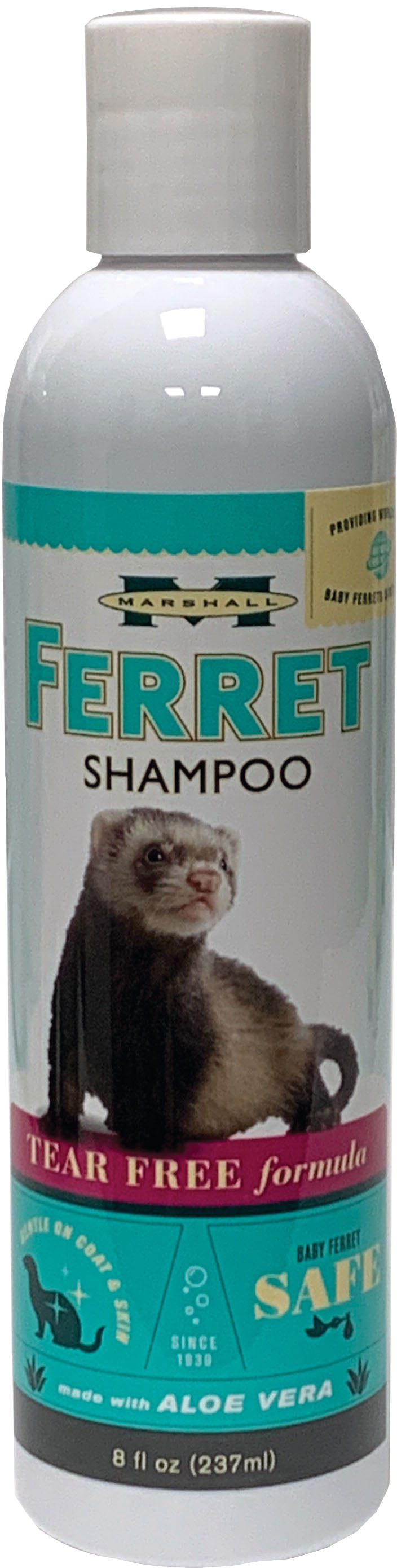 Marshall Ferret Shampoo No-Tears Formula W/Aloe, 8 oz - Shampoos