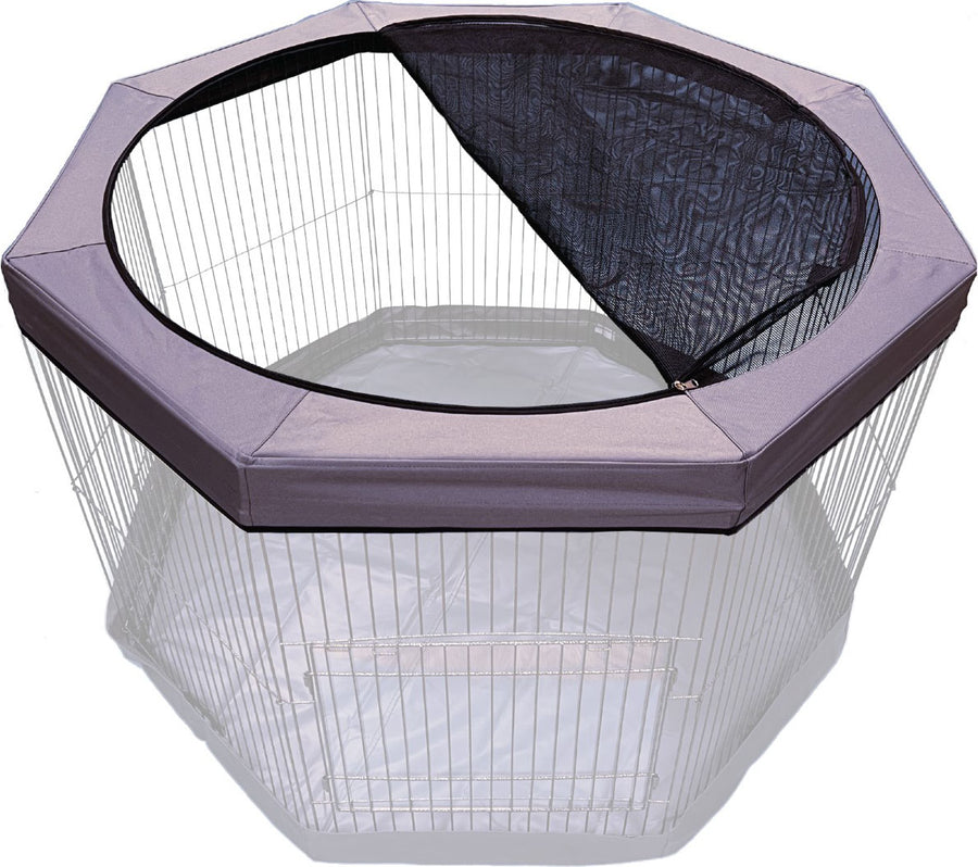 Marshall Safety Skylight Playpen Cover, Gray - Playpens
