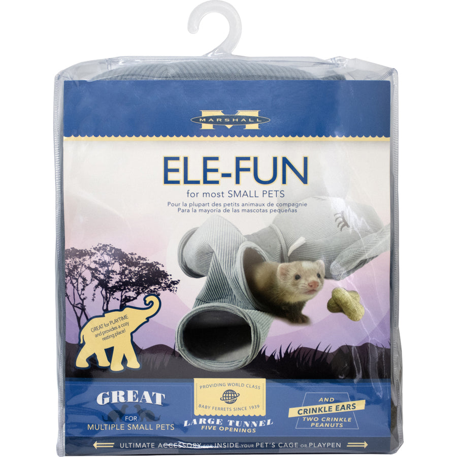 Marshall Ferret Ele-Fun, Gray, 10x7x3 in - Hideaways