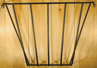 Scenic Road Wall Hay Rack, Black, 36x25x12 in - Hay Rack/Feeder