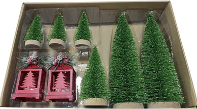 Santas Forest 25006 Battle Brush Tree Lantern