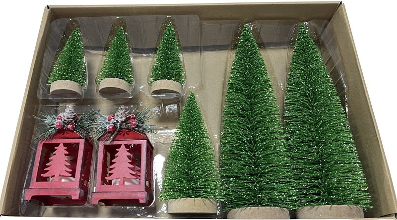 Santas Forest 25006 Battle Brush Tree Lantern