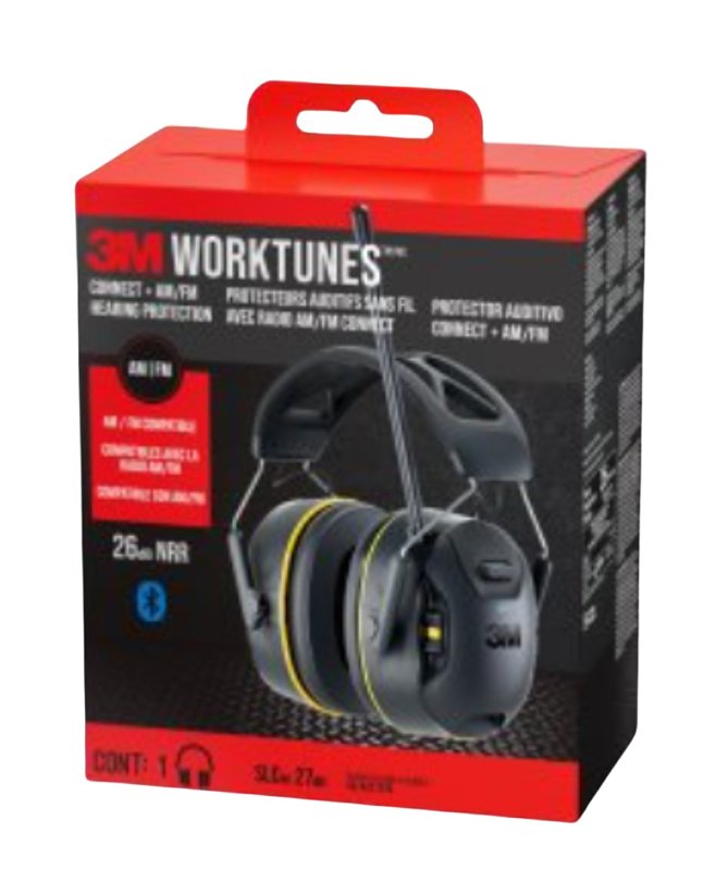 3M WorkTunes Series 90572-DC Wireless Hearing Protector
