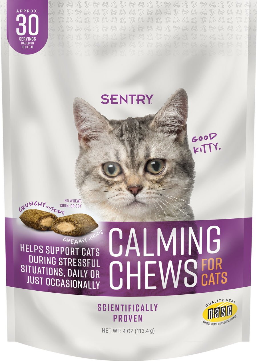 Sentry Behavior Calming Chews for Cats, 4 oz - Anxiety Relief