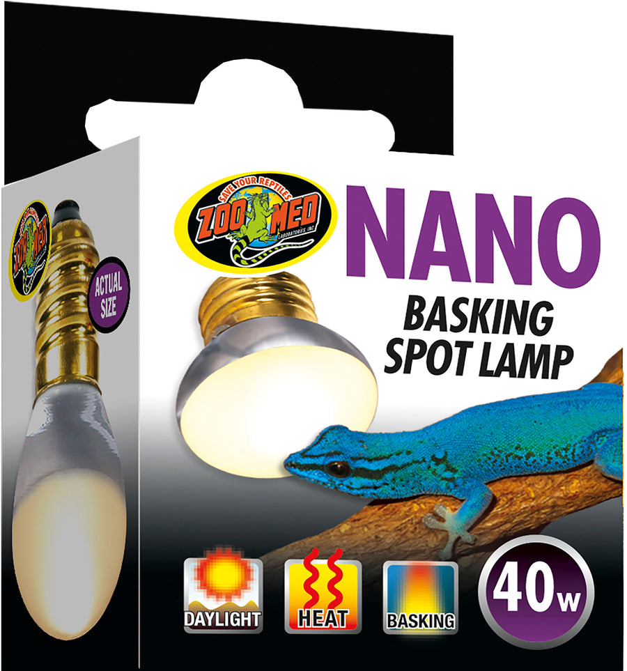 Zoo Med Nano Basking Spot Lamp, 40 Watt - Incandescent