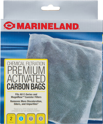 Marineland C-Series Canister Filter Carbon Bags, 100 g-2 pk - Filter Inserts