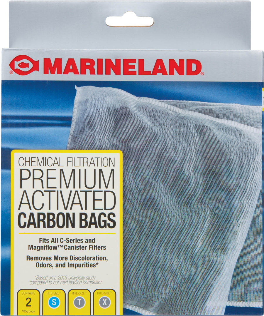 Marineland C-Series Canister Filter Carbon Bags, 100 g-2 pk - Filter Inserts