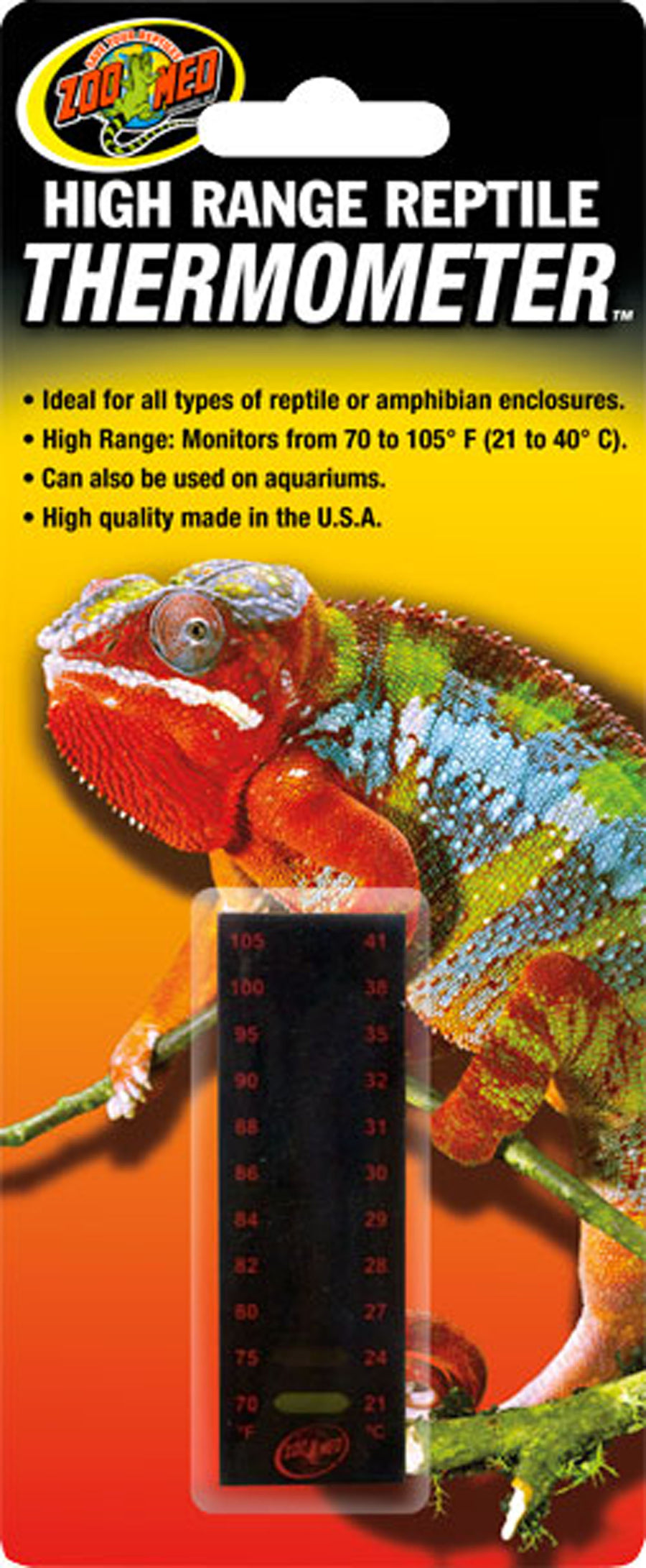 Zoo Med High Range Reptile Thermometer - Gauges