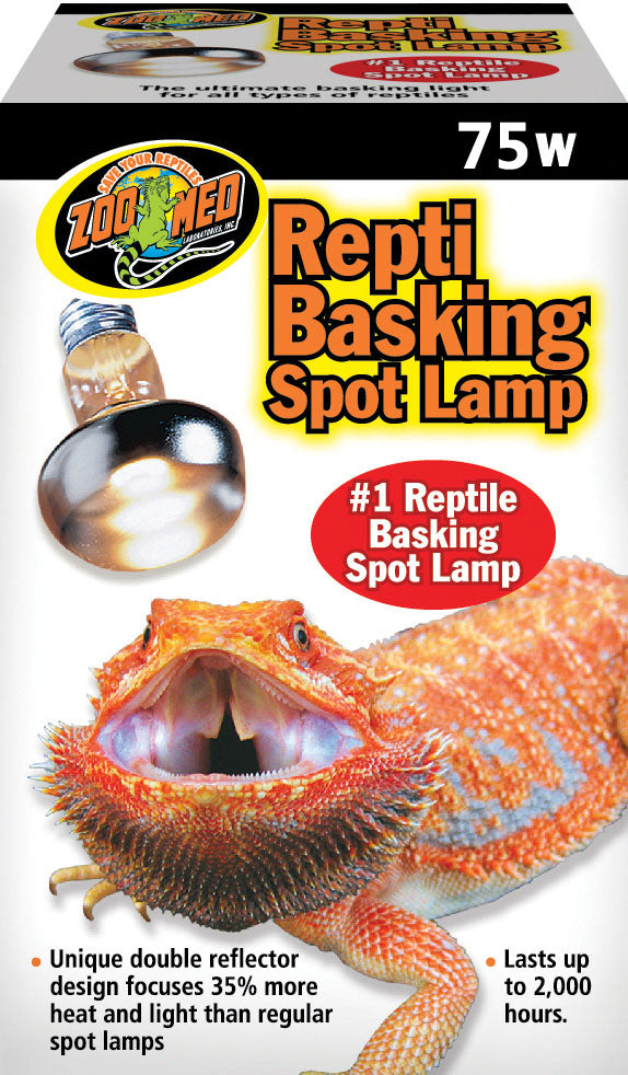 Zoo Med Repti Basking Spot Lamp, 75 Watt - Incandescent