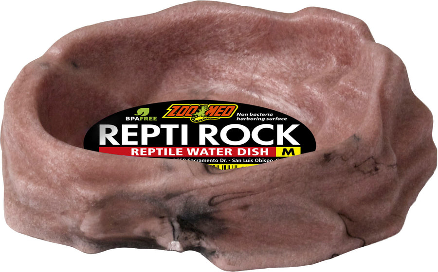 Zoo Med Repti Rock Reptile Water Dish, Assorted, MD - Dishes