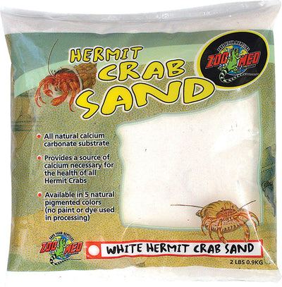 Zoo Med Hermit Crab Sand, White, 2 lb