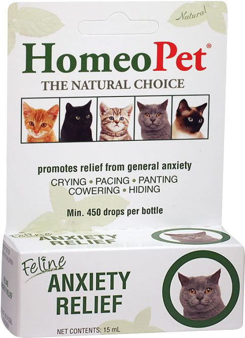 Homeopet Feline Anxiety Relief, 15 ml