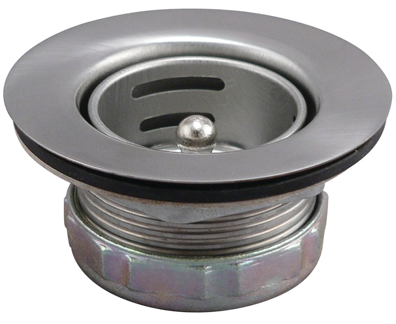 Keeney 879TPC Master Duplex Basket Strainer with Grid and Stopper