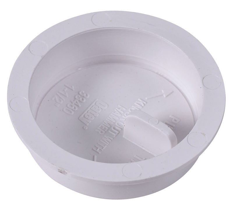 Oatey Knock-Out 39100 Test Cap with Barcode