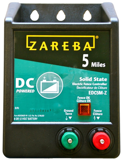 Zareba EDC5M-Z/B5 Solid State Fence Charger