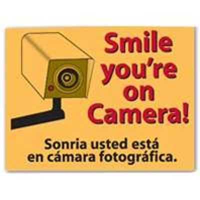 Centurion SIGN SMILE Shoplifting Sign