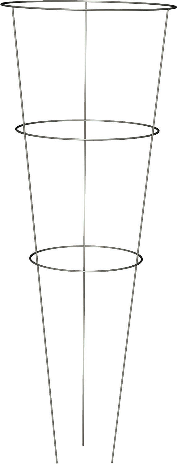 Panacea Products Galvanized Tomato Cage, Silver, 33x12 in - Tomato Supports