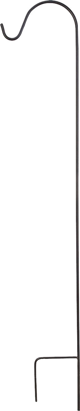 Panacea Products Single Shepherd Hook, Black, 48 in - Hooks-Shepherd